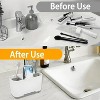 LunaLulinlk Toothbrush Holders for Bathrooms, Toothbrush Toothpaste Holder with Adjustable Dividers and Drainage, 5 Slots Tooth Brush Holder Gray - 3 of 4