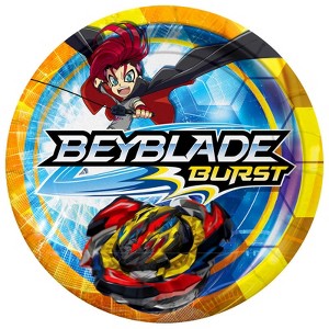 Treasures Gifted BEYBLADE Plates 9in - BEYBLADE Party Supplies - 8 Pack - 1 of 1
