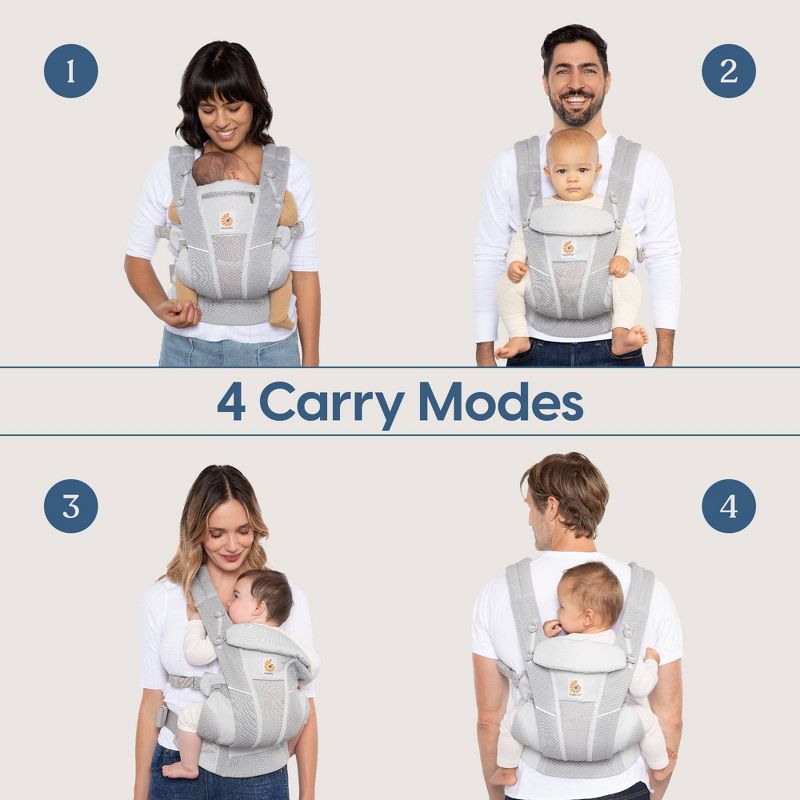 Ergobaby Omni Breeze All-Position Mesh Baby Carrier, 3 of 13