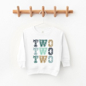 The Juniper Shop Two Two Two Toddler Graphic Sweatshirt - 1 of 3