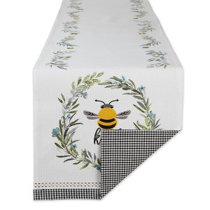 Dii Bee Kind Reversible Embellished Table Runner 14X72 - 1 of 4