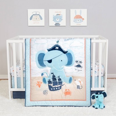 Sammy & Lou Crib Bedding Set - Ahoy Archie 4pc