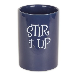 Design Imports Nautical Blue Stir It Up Ceramic Utensil Holder - 1 of 4