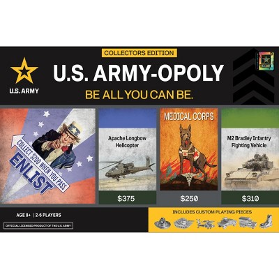 MasterPieces Opoly Family Board Games - U.S. Army Opoly