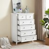 KTMBDW Tall 6-Drawer Dresser for Bedroom, Modern Wooden Chest of Drawers with Metal Handles, Anti-Tipping Design, for Living Room, Entryway - 3 of 4