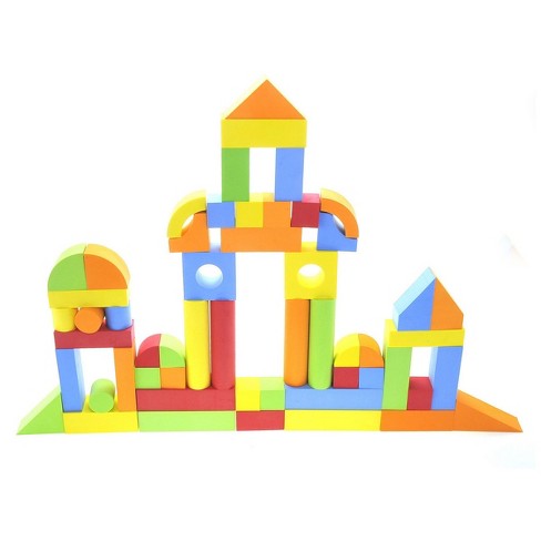 Building Blocks EVA Foam Building Blocks Educational Multi‑Colored Stacking  Toys