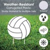 Big Dot of Happiness Bump, Set, Spike - Volleyball - Yard Sign & Outdoor Lawn Decorations - Baby Shower or Birthday Party Yard Signs - Set of 8 - 3 of 4