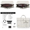 Hachkiko 16 Inch Waterproof PU Leather Laptop Bag - Convertible Backpack & Briefcase with Padding for Work, Travel - 2 of 4