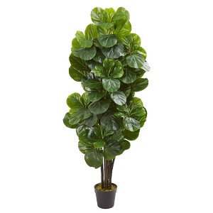 Nearly Natural 5-ft Fiddle Leaf Fig Artificial Tree - 1 of 1