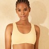 Women's Pucker Textured Scoop Front Bralette Bikini Top - Wild Fable™ - 3 of 4