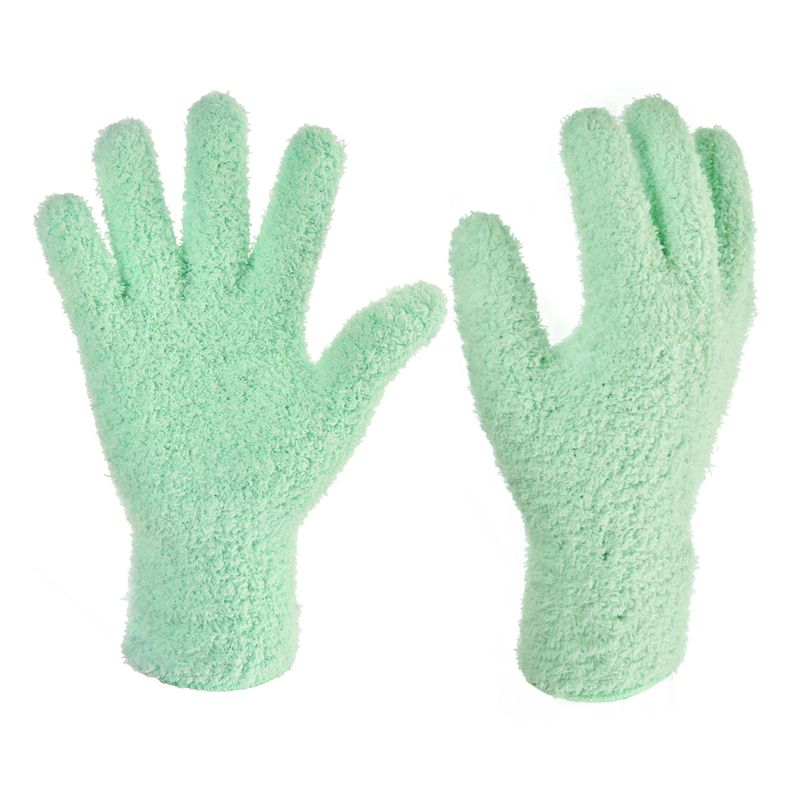 Unique Bargains Dusting Cleaning Gloves Microfiber Mittens for Cleaning Plant  Lamp Window, 4 of 7