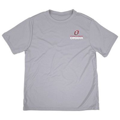 Boys' University of Nebraska at Omaha Sport T-Shirt Left Chest Logo