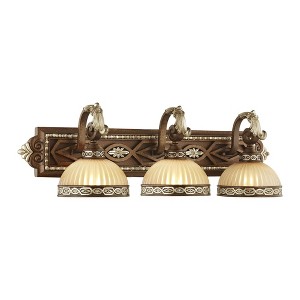 Livex Lighting Seville 3 - Light Vanity in  Palacial Bronze/Gilded - 1 of 4