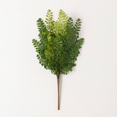 Sullivans Artificial 18.5" Maidenhair Bush, Green