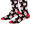 Socksmith 18.0 Inch Father Christmas Santa Claus Jolly Holiday Crew Socks - 2 of 3