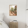 Amanti Art Patio Garden with Potted Succulents by Henrike Schenk Canvas Wall Art Print Framed - 4 of 4
