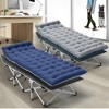 SUGIFT Folding Camping Cots with Removable Cotton Mattress (2 in a set), 600 lbs - 2 of 4