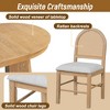 Retro 5-Pc Extendable Round Dining Set: Table & 4 Chairs, Space-Saving for Kitchens & Dining Rooms - 4 of 4