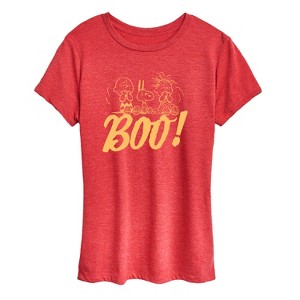Women's - Peanuts - Boo Short Sleeve Graphic T-Shirt - 1 of 4