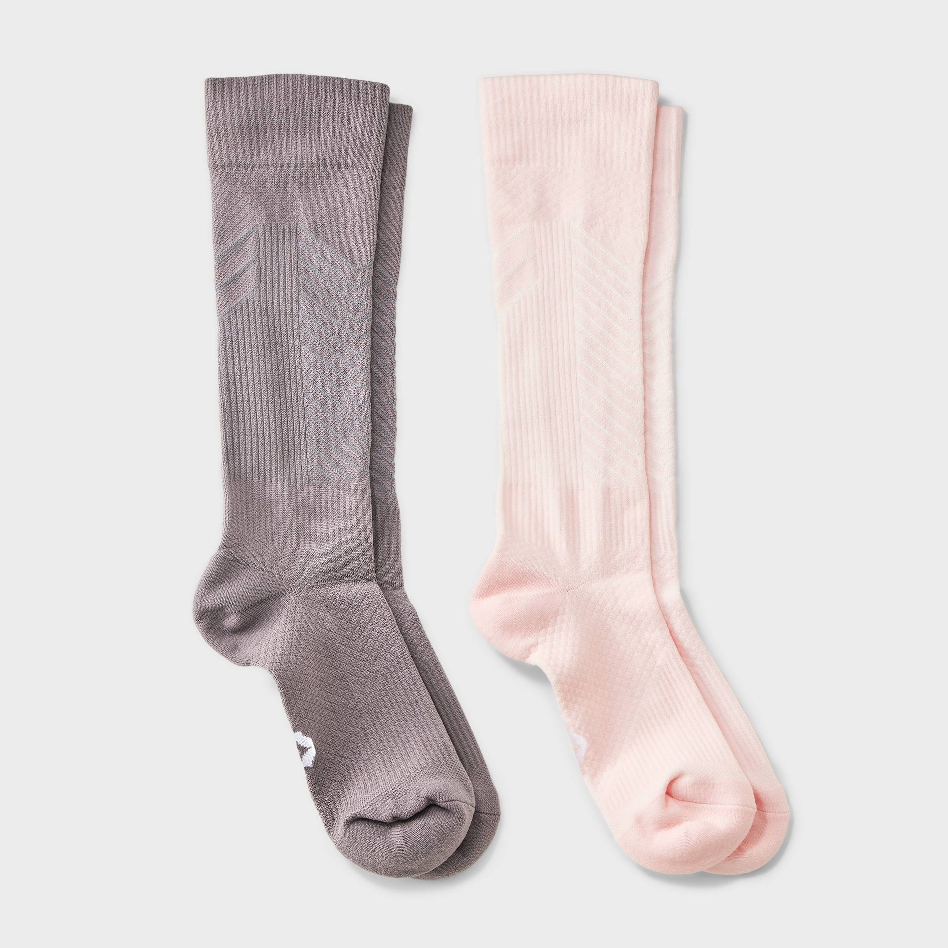 Women's Essential Compression Socks - All In Motion™ Pink/Gray