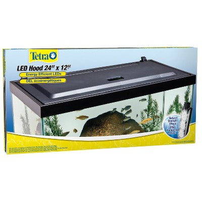 Photo 1 of *MISSING lights and on/ off switch* 
Tetra LED Hood 24 Inches By 12 Inches, Low-Profile Aquarium Hood With Hidden Lighting