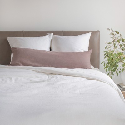 Clove French Linen Lumbar Sham 16" x 44"