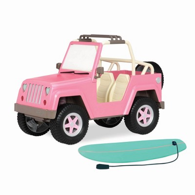pink toddler jeep