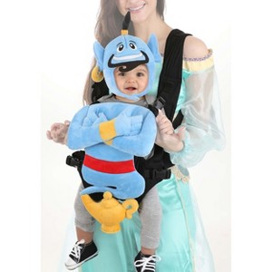 HalloweenCostumes.com    Disney Aladdin Genie Baby Carrier Cover, Black/Yellow/Blue - 1 of 3