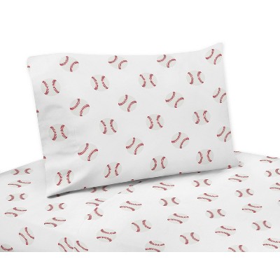 Baseball Patch Queen Sheet Set - Sweet Jojo Designs