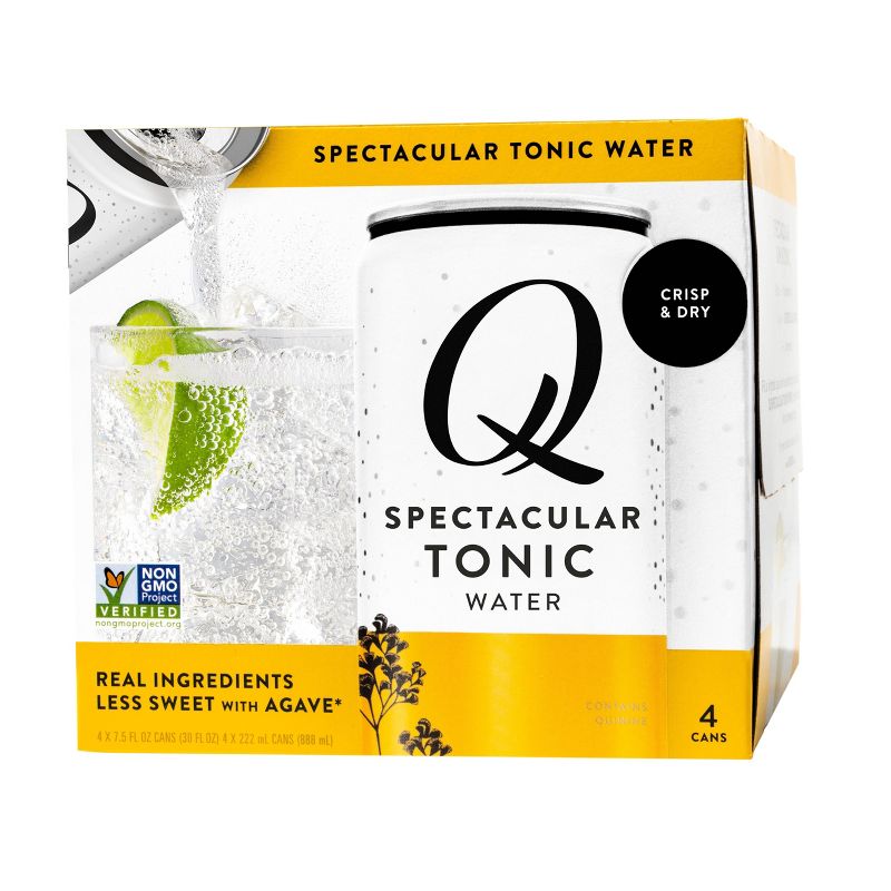 Q Mixers Tonic Water - 4pk/7.5 fl oz Cans, 1 of 6