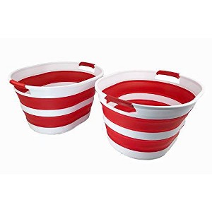 SAMMART 23L (6 Gallons) Collapsible Plastic Laundry Basket - 1 of 4