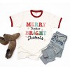 Simply Sage Market Women's Merry Teacher Bright Students Short Sleeve Ringer Tee - 2 of 3