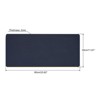 Unique Bargains Protector PU Leather Dual Side Mouse Pad Mat Desk Mat 1 Pc - 2 of 4