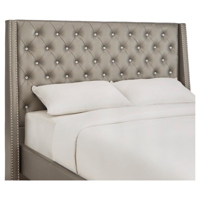 target grey headboard