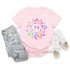 Simply Sage Market Women's Tie Dye Sun Short Sleeve Graphic Tee - XL - Pink - 3 of 3