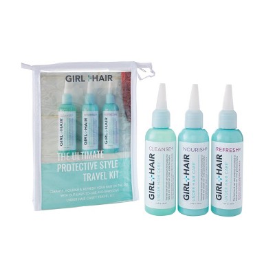 Girl+Hair The Ultimate Protective Style Travel Kit - 30.3 fl oz