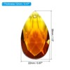 Unique Bargains Crystal Pendants Teardrop Beads for DIY Lamp Arts Crafts Decoration 10 Pcs - 2 of 4