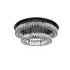 Elegant Lighting Monroe 2 - Light Flush Mount in  Black - 2 of 4