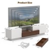 Gymojoy LED TV Stand for 55-75 inch TV Entertainment Center with Glass Shelves Drawer Large Stand - 2 of 4
