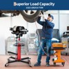 Hydraulic Transmission Jack, 1322 LB Capacity, High Lift Transmission Lift with Dual Plungers, 360° Rotation & 30° Tilting Saddle for Home Garage - 2 of 4