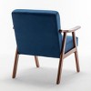 NicBex Accent Chair Modern Living Room Chair with Solid Wood Frame Lounge Chair for Bedroom, Reading Room - 4 of 4
