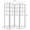 Vynxaria Gabby Natural 4-Panel Room Divider Folding Shoji Screen - 2 of 4