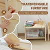 Aoibox Montessori Weaning Table and Chair Set Adjustable Toddler Activity Desk for Eating Learning Play Durable Safe - 4 of 4
