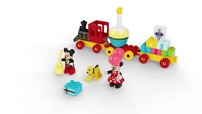 LEGO DUPLO Disney Mickey &#38; Minnie Birthday Train Toy 10941, 2 of 11, play video