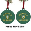 University of San Francisco Dons Logo Aluminum Holiday Christmas Tree Ornament - 2 of 4