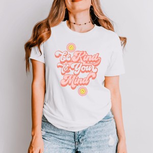 Simply Sage Market Be Kind To Your Mind Retro Short Sleeve Tee - 1 of 4