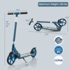 Infans Folding Kick Scooter w/ 3 Adjustable Heights 8 Inches Big Wheels Aluminum Alloy - 2 of 4