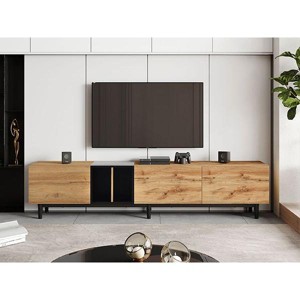 CAVINAS TV Stand Modern TV Stand Entertainment Center with Large Storage Cabinet for Living Room - 1 of 4