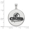 Black Bow Jewelry Sterling Silver California State San Bernardino Coyotes NCAA Pendant - 2 of 3