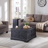 SinCiDo Farmhouse Square Coffee Table, Lift Top Wooden Center Table w/Hidden Storage for Living Room & Home - 4 of 4